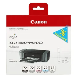Tinte Canon PGI-72 PBK/GY/PM/PC/CO
