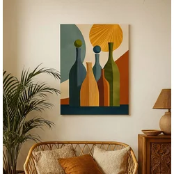 Wallity Dekorativna slika na platnu, 50x70cm, Šarena
