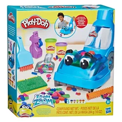 HASBRO Play-Doh interaktivni sesalnik s 5 lončki modelina in dodatki
