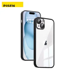 Pisen Maska za mobilni telefon iPhone 15, Crna