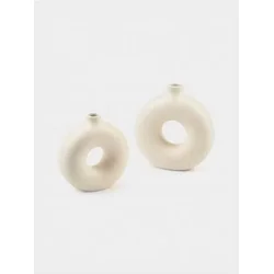 Sinsay - Okrugle vaze 2 pack - krem