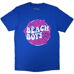 The Beach Boys Floral Print Blue L Majica