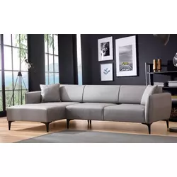 Atelier del Sofa Ugaona garnitura Belissimo 95x67x140cm Siva