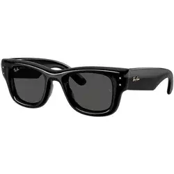 Ray-Ban x A$AP Rocky Wayfarer Puffer Naočare za sunce 0RB4940 601/87, Četvrtaste, Crne
