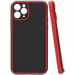 MCTR82-OnePlus Nord 2 Textured Armor Silicone Red