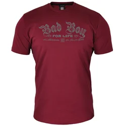Muška majica kratkih rukava Bad Boy for life, Bordo