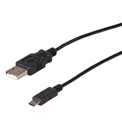 Akyga AK-USB-21 USB 2.0 kabel USB A(M) - micro USB B(M) 1m črne barve