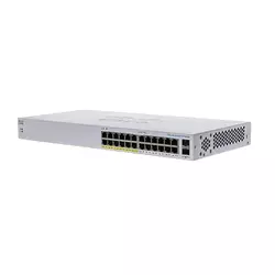 Cisco CBS110 Unmanaged 24-port GE, Partial PoE, 2x1G SFP Shared (CBS110-24PP-EU)