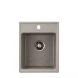 Metalac granitna usadna sudopera xQuadro 40 bež 400x500 O90