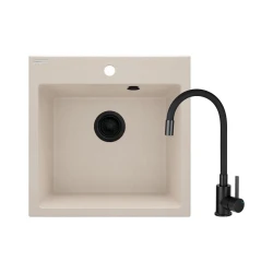 DEANTE sudopera ZQJN 5103+slavina BOC N72M+crni fiting