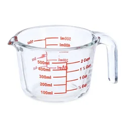 Northix Stekleni merilni vrč 500 ml iz borosilikatnega stekla
