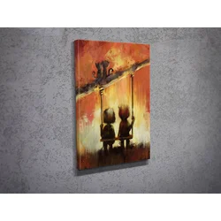 Wallity Dekorativna slika na platnu, 30x40cm, Šarena