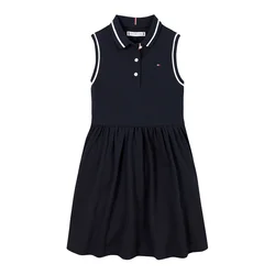TOMMY HILFIGER Obleka marine/bela