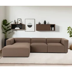 Atelier del Sofa Ugaona garnitura Mora XL 320x69x180cm Braon