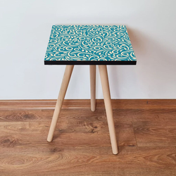Hanah Home Klub sto Shp171, 35x42x35 cm, Tirkizni