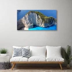 tulup.si Slika na platnu Morje landscape rocks 100x50 cm