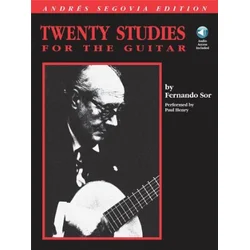 SOR/SEGOVIA:TWENTY STUDIES FOR GUITAR + AUDIO ACCESS