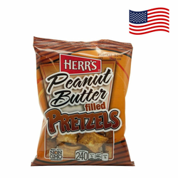 Herrs Peanut Butter Filled Pretzels - polnjene preste, 56.7g