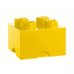 LEGO spremnik BRICK 4 ŽUTI ROOM40031732