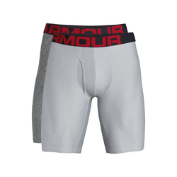 Under Armour Tech 9In Underwear 2 Pack Boxerjock Grey 1327420 011