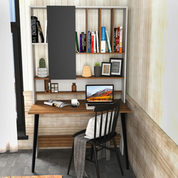 HANAH HOME Radni sto Wood White Walnut