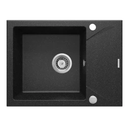 Deante ZQJ 211A Granitna sudopera Evora 59/GR/O, Crna