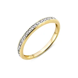 DIAMANT LETERNEL Prstan Eternity-Ring aus 375 Gelbgold mit 0.05 Karat Diamant zlata