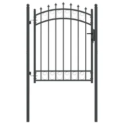 Vidaxl Vrata ograje s bodicami EMMEN 150 x 100 cm