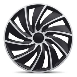 AutoStyle Pokrovi platišč Turbo Silver/Black 16