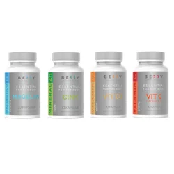 BERRY HEALTH Komplet vitamina Mg+B6, Cink, D3, C+acerola