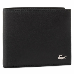 Velika moška denarnica Lacoste Small Billfold NH1115FG Črna
