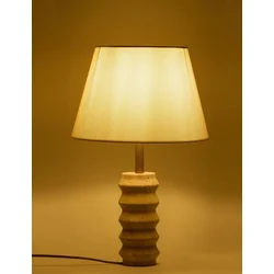 Opviq Stona lampa Meya, Krem