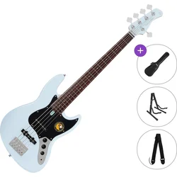 Sire Marcus Miller V3P-5 Standard SET Sonic Blue 5 strunska bas kitara