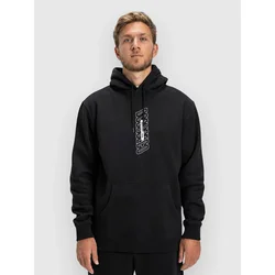 DC Omega Shred moški pulover s kapuco black