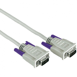 Hama VGA-kabel Hama [1x VGA-utikač 1x VGA-utikač] 1.80m, bijel, 42089
