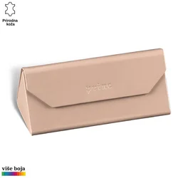 Princ Leather Sklopiva futrola za naočare, Bež