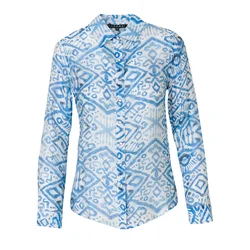 KOROSHI Bluza modra/pastelno modra