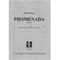 ŠTRUCL VINKO: PROMENADA, KORAČNICA NOTE ZA ORKESTER