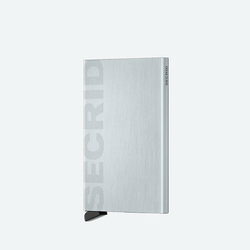 Secrid Cardprotector Laser CLA-LOGO BRUSHED SILVER