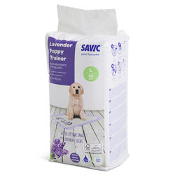 Savic Puppy Trainer zaščitne blazinice z vonjem sivke - L: D 60 x Š 45 cm, 30 kosov