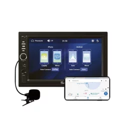 SAL Auto radio, 4 x 45W, 7 LCD Display, BT, USB, microSD - VBX910