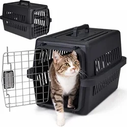 Pets Collection transporter za pse in mačke 48 × 32 × 29,5 cm – črn