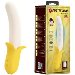 LyBaile Silikonski drsni vibrator Banana Geek Pretty Love