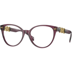 VERSACE Okvir za naočare 0VE3334 5220 55, Ženski, Bordo