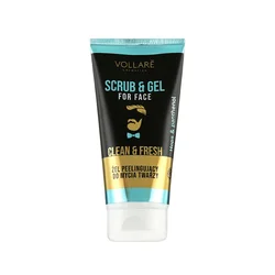 VOLLARE - Piling i gel za umivanje lica za muškarce 150ml