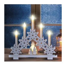 Brilagi - LED božićni svećnjak 5xLED/2xAA