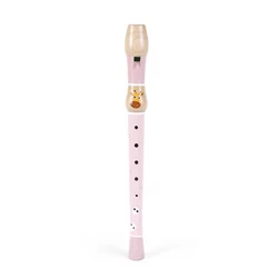 Pino drvena frula za decu – Velika – Roze