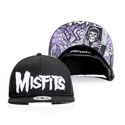 Snapback kapa MISFITS - CRYPT - črna - AFFLICTION - A30486-BK