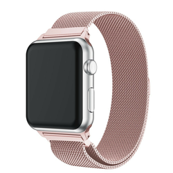 Kovinski pas Milanese za Apple Watch Series 5 40mm iz nerjavečega jekla - roza