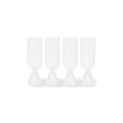 POLSPOTTEN Komplet kozarcev za šampanjec Rooftop 220 ml 4-pack